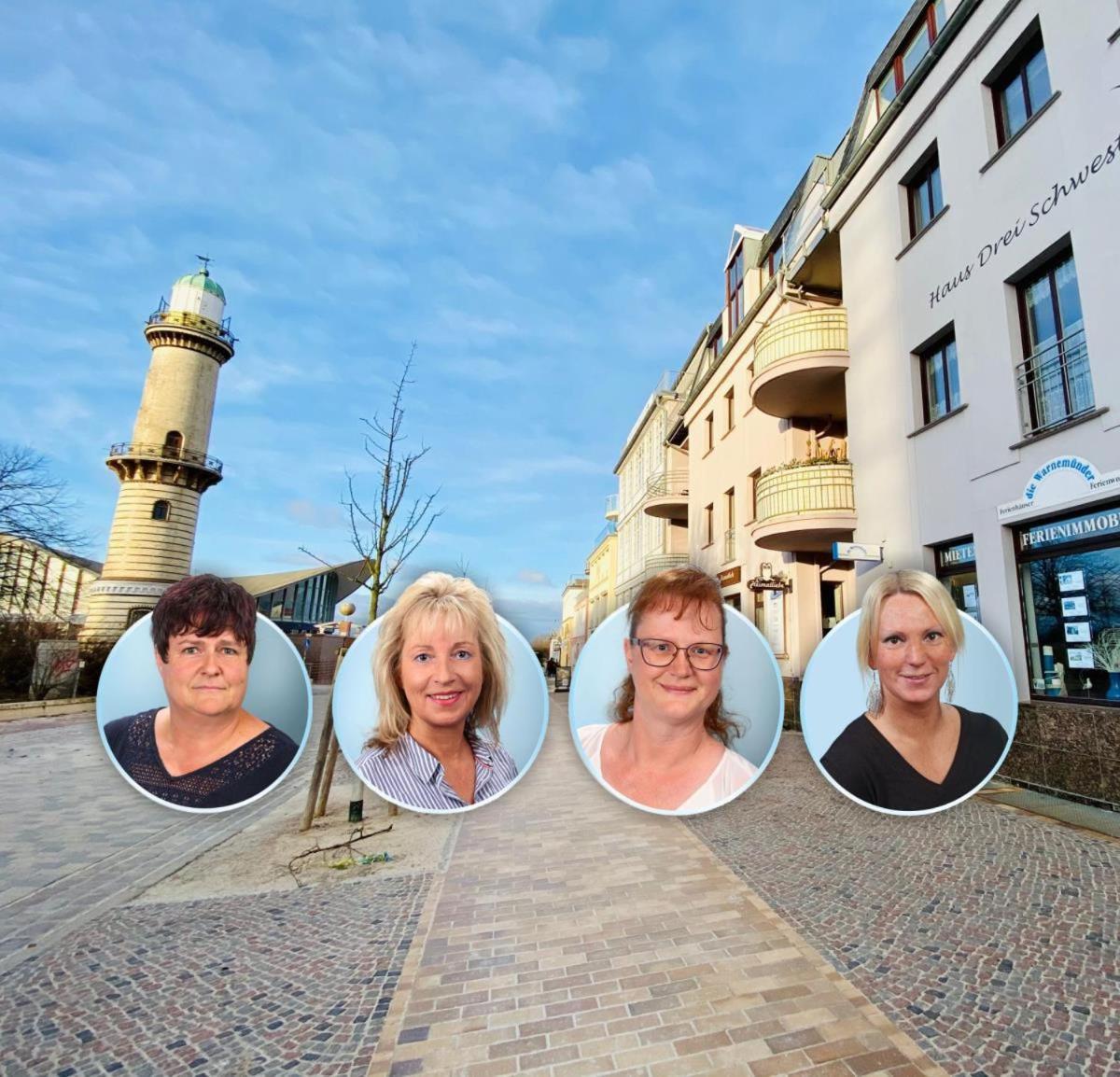 Appartamento Berringer, Backbord, Direkt An Der Promenade Rostock Esterno foto